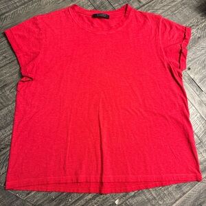 All Saints Woman’s Red Shirt Top Size‎ 12 US